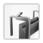 Hanging File Pocket with Dry Erase Board, 3 Sections, Letter Size, 15" x 4", x 20", Black