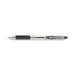 Easytouch Ballpoint Pen, Retractable, Fine 0.7 Mm, Black Ink, Clear Barrel, Dozen