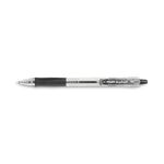 Easytouch Ballpoint Pen, Retractable, Medium 1 Mm, Black Ink, Clear Barrel, Dozen