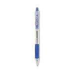 Easytouch Ballpoint Pen, Retractable, Medium 1 Mm, Blue Ink, Clear Barrel, Dozen