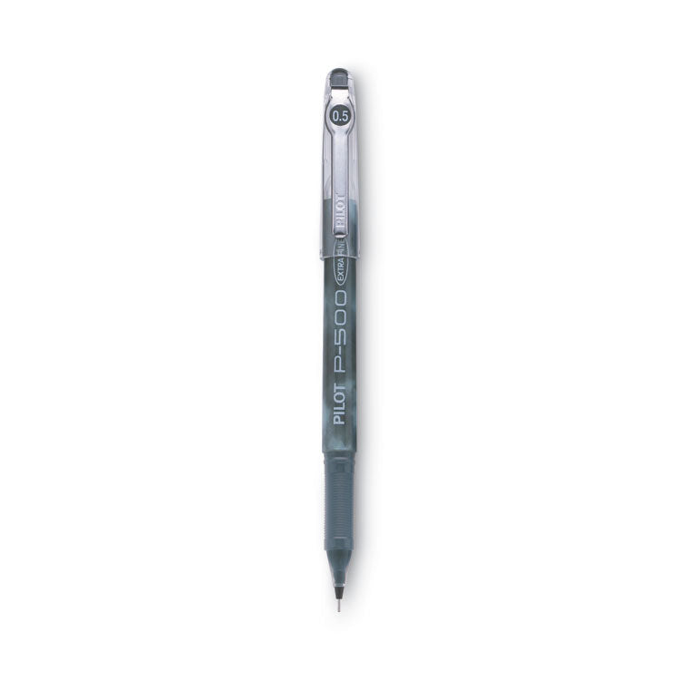 Precise P-500 Gel Pen, Stick, Extra-Fine 0.5 Mm, Black Ink, Black Barrel, Dozen