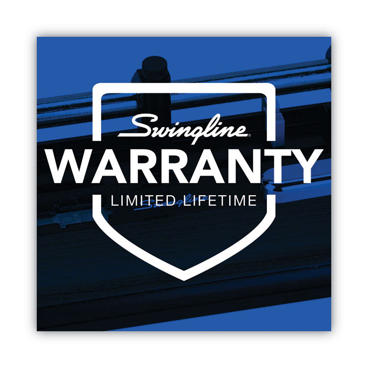 40-Sheet Accented Heavy-Duty Lever Action Two- To Seven-Hole Punch, 11/32" Holes, Black/woodgrain