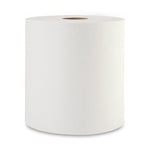 Hardwound Paper Towels, 1-Ply, 8" x 800 ft, White, 6 Rolls/Carton