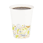Deerfield Printed Paper Hot Cups, 12 oz, 50/Sleeve, 20 Sleeves/Carton