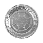 Round Aluminum To-Go Containers, 250 Gauge, 24 oz, 7" Diameter x 1.47" h, Silver, 500/Carton