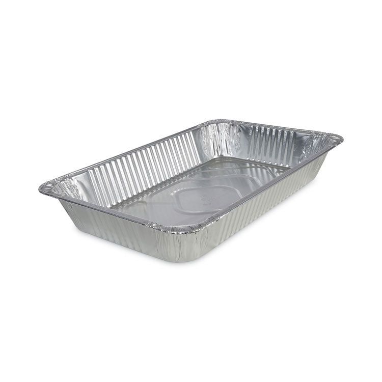 Aluminum Steam Table Pans, Full-Size Deep, 620 Gauge, 3.19" Deep, 12.81 x 20.75, 50/Carton
