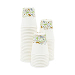 Deerfield Printed Paper Hot Cups, 10 oz, 50/Sleeve, 20 Sleeves/Carton