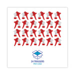 General Purpose Trigger Sprayer, 9.25" Tube, Fits 32 oz Bottles, Red/White, 24/Carton