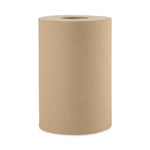 Hardwound Paper Towels, 1-Ply, 8" x 350 ft, Natural, 12 Rolls/Carton
