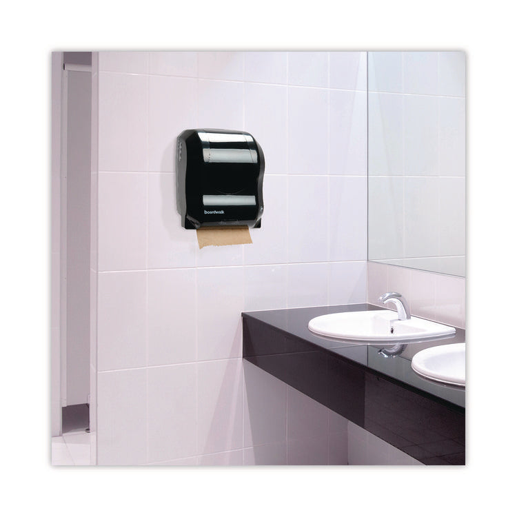 Hardwound Paper Towels, 1-Ply, 8" x 350 ft, Natural, 12 Rolls/Carton