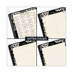 Lacey Weekly Block Format Professional Appointment Book, Lacey Artwork, 11 x 8.5, Black/White, 13-Month: Jan 2025 to Jan 2026