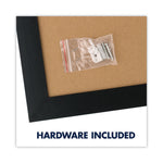 Home Decor Magnetic Dry Erase Board, Monthly Planning/Scheduling Calendar, 23" x 17", Tan/White Surface, Espresso Wood Frame