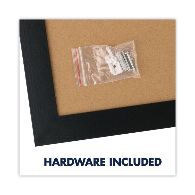 Home Decor Magnetic Dry Erase Board, Monthly Planning/Scheduling Calendar, 23" x 17", Tan/White Surface, Espresso Wood Frame