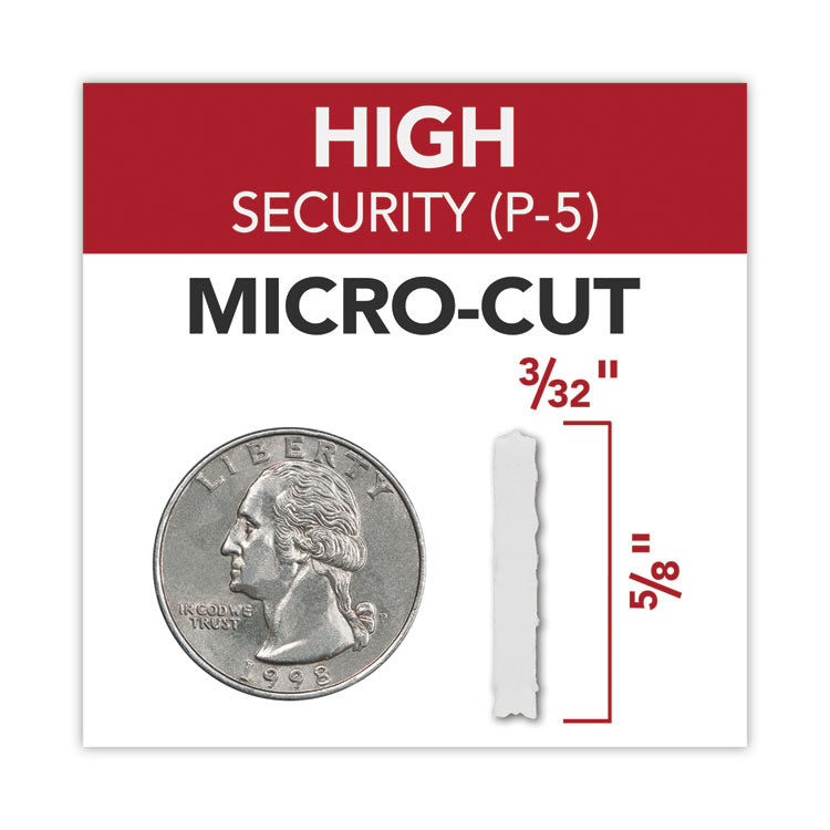 Autofeed+ 750M Micro-Cut Large Office Shredder, 750 Auto/15 Manual Sheet Capacity