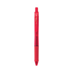 EnerGel-X Gel Pen, Retractable, Medium 0.7 mm, Red Ink, Translucent Red/Red Barrel, Dozen
