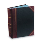 Account Record Book, Record-Style Rule, Black/red/gold Cover, 13.75 X 8.38 Sheets, 500 Sheets/book