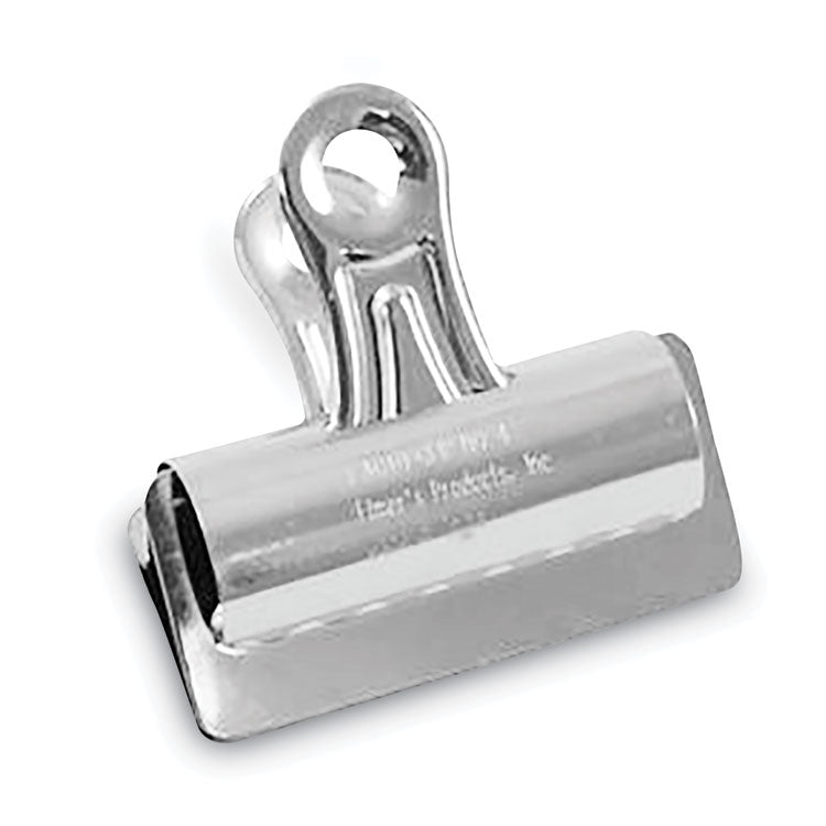 Bulldog Clips, Jumbo, Nickel, 12/Box