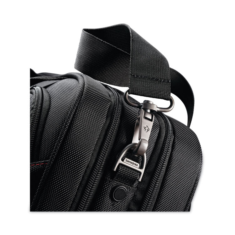 Xenon 3 Toploader Briefcase, Fits Devices Up to 15.6", Polyester, 16.5 x 4.75 x 12.75, Black