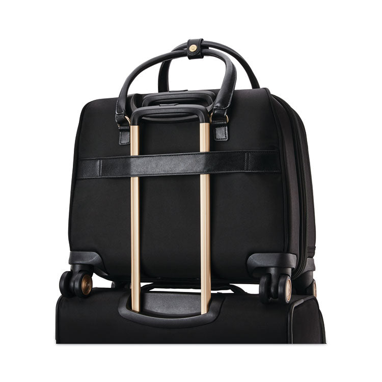 Mobile Solution Mobile Office Case, Fits Devices Up to 15.6", Nylon, 16.5 x 7 x 15.5, Black