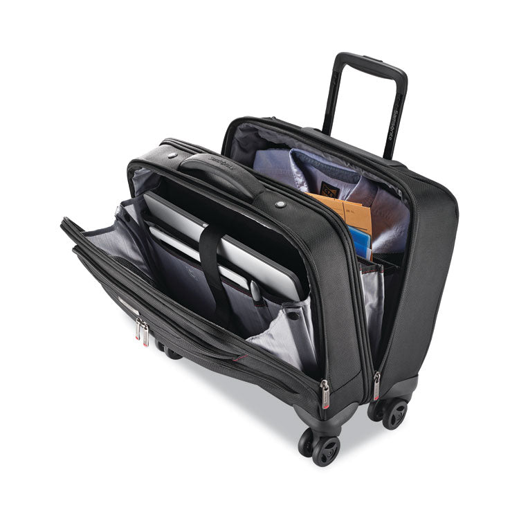 Xenon 3 Spinner Mobile Office, Fits Devices Up to 15.6", Ballistic Polyester, 13.25 x 7.25 x 16.25, Black