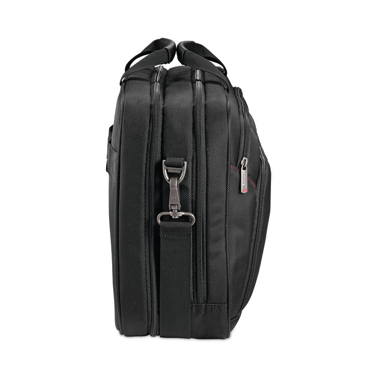 Xenon 3 Toploader Briefcase, Fits Devices Up to 15.6", Polyester, 16.5 x 4.75 x 12.75, Black
