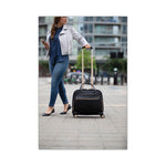 Mobile Solution Mobile Office Case, Fits Devices Up to 15.6", Nylon, 16.5 x 7 x 15.5, Black