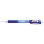 Cometz Mechanical Pencil, 0.9 mm, HB (#2), Black Lead, Blue Barrel, Dozen
