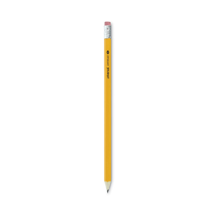 #2 Pre-Sharpened Woodcase Pencil, Hb (#2), Black Lead, Yellow Barrel, 24/pack