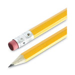 #2 Pre-Sharpened Woodcase Pencil, Hb (#2), Black Lead, Yellow Barrel, 24/pack