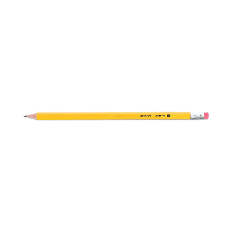 #2 Pre-Sharpened Woodcase Pencil, Hb (#2), Black Lead, Yellow Barrel, 72/pack