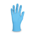 G10 Comfort Plus Blue Nitrile Gloves, Powder-Free, Medium, 4 mil Thick, 9.5" Long, Light Blue, 100/Box