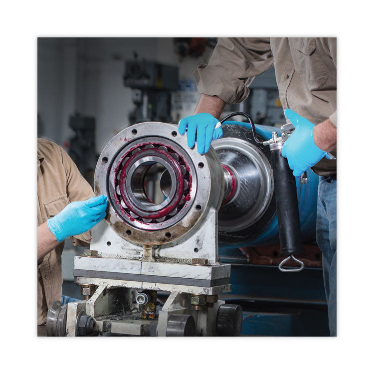 G10 Comfort Plus Blue Nitrile Gloves, Powder-Free, X-Large, 4 mil Thick, 9.5" Long, Light Blue, 100/Box