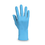 G10 Comfort Plus Blue Nitrile Gloves, Powder-Free, Medium, 4 mil Thick, 9.5" Long, Light Blue, 100/Box