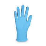 G10 Comfort Plus Blue Nitrile Gloves, Powder-Free, Medium, 4 mil Thick, 9.5" Long, Light Blue, 100/Box