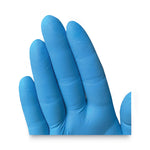 G10 2PRO Nitrile Gloves, Powder-Free, Medium, 6 mil Thick, 9.5" Long, Blue, 100/Box