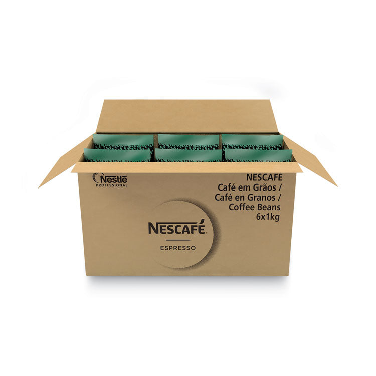 Espresso Whole Bean Coffee, Arabica, 2.2 Lb Bag, 6/Carton