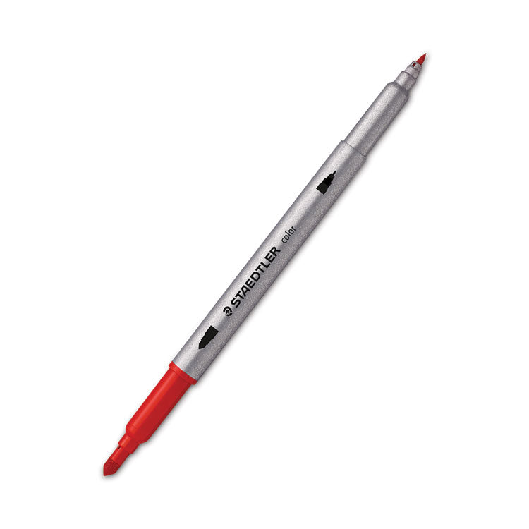 Double Ended Markers, Assorted Bullet Tips, Assorted Colors, 72/pack