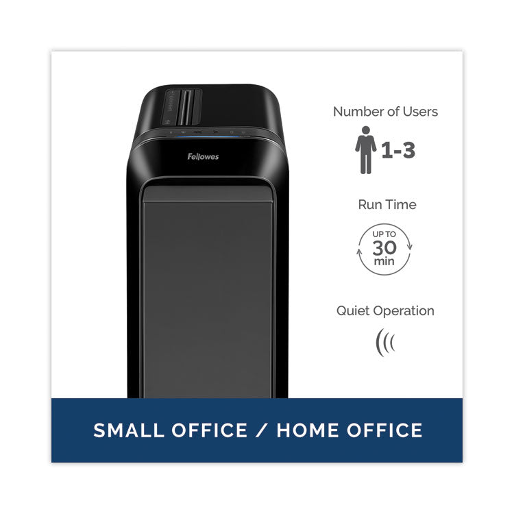 Powershred Lx190 Cross-Cut Shredder, 20 Manual Sheet Capacity