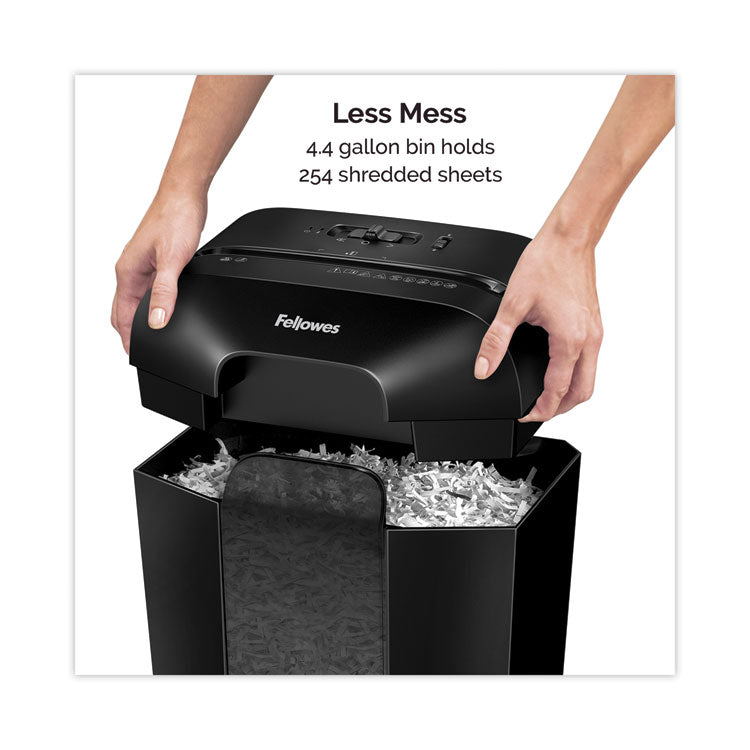 Powershred Lx45 Cross-Cut Shredder, 8 Manual Sheet Capacity
