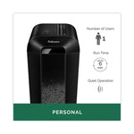 Powershred Lx65 Cross-Cut Shredder, 10 Manual Sheet Capacity
