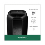Powershred Lx85 Cross-Cut Shredder, 12 Manual Sheet Capacity