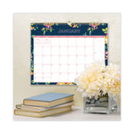 Day Designer Peyton Wall Calendar, Floral Artwork, 15 x 12, White/Navy Sheets, 12-Month (Jan to Dec): 2025