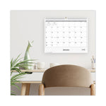 Enterprise Wall Calendar, Geometric Artwork, 15 x 12, White/Gray Sheets, 12-Month (Jan to Dec): 2025