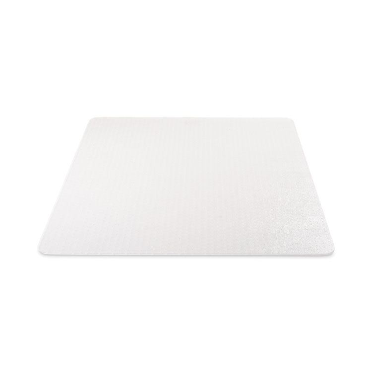 Duramat Moderate Use Chair Mat, Low Pile Carpet, Flat, 45 X 53, Rectangle, Clear