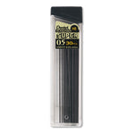 Super Hi-Polymer Lead Refills, 0.5 Mm, Hb, Black, 30/tube