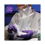 PURPLE NITRILE Exam Gloves, Powder-Free, Medium, 6 mil Thick, 9.5" Long, Purple, 100/Box