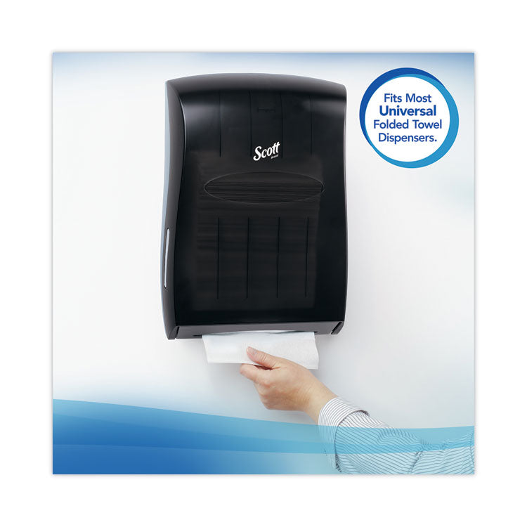 Essential Single-Fold Towels, Absorbency Pockets, 9.3 x 10.5, 250/Pack, 16 Packs/Carton