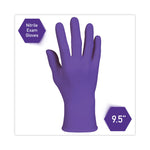 PURPLE NITRILE Exam Gloves, Powder-Free, Medium, 6 mil Thick, 9.5" Long, Purple, 100/Box