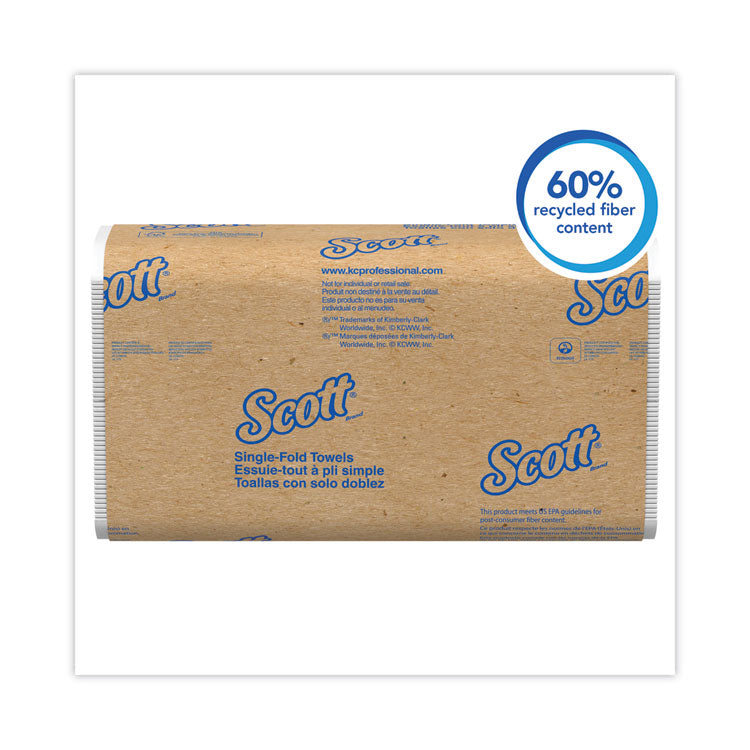 Essential Single-Fold Towels, Absorbency Pockets, 9.3 x 10.5, 250/Pack, 16 Packs/Carton