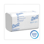 Slimfold Towels, 1-Ply, 7.5 x 11.6, White, 90/Pack, 24 Packs/Carton